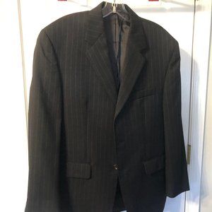Men's Chaps Navy Blue Pinstripe Suit